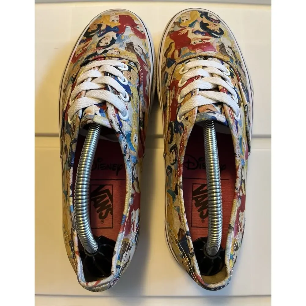 VANS x Disney Authentic Womens Size 7 Shoes Disney Princess Low Top Sneakers